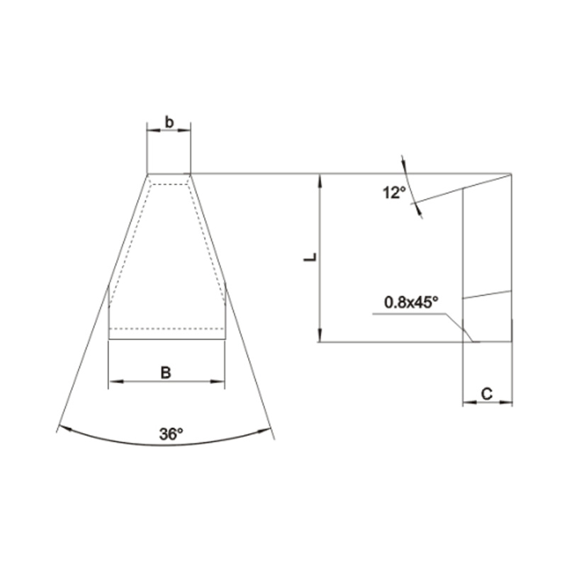 C4 Type For-Processing Triangle Beit Pulley And Grooving Cutter