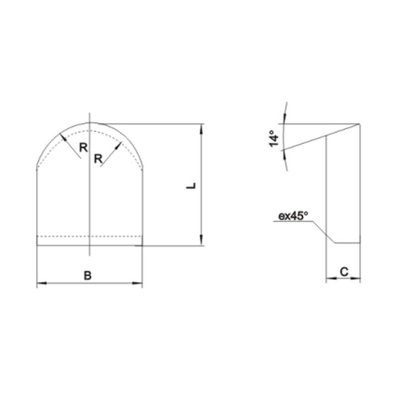 B2 Type For Concave Circular Arc Shaping Turning Tool And  Flange Turning Tool