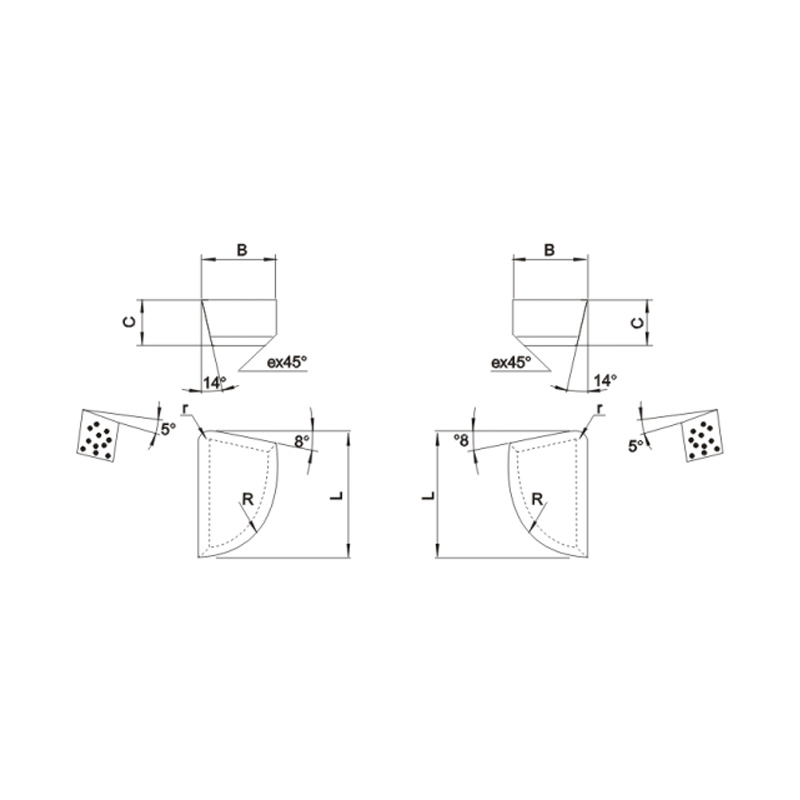 A3 Type For Facing Tool And Cylindrical Tuming Tool