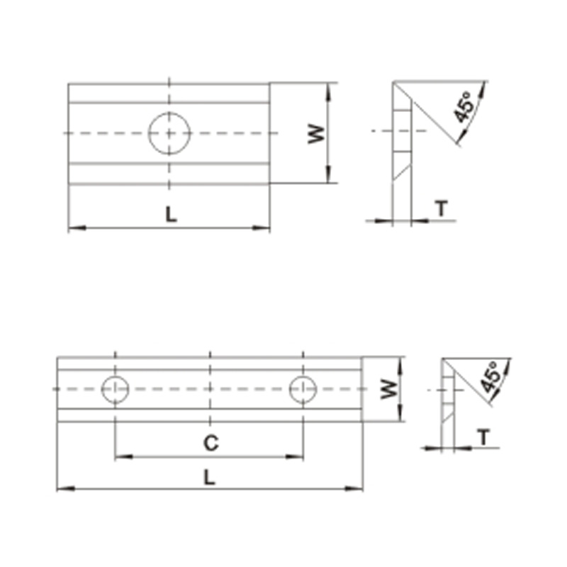 Carbide Knives Series A Type