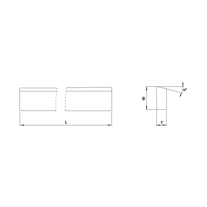 Cemented Carbide Flats With Angle