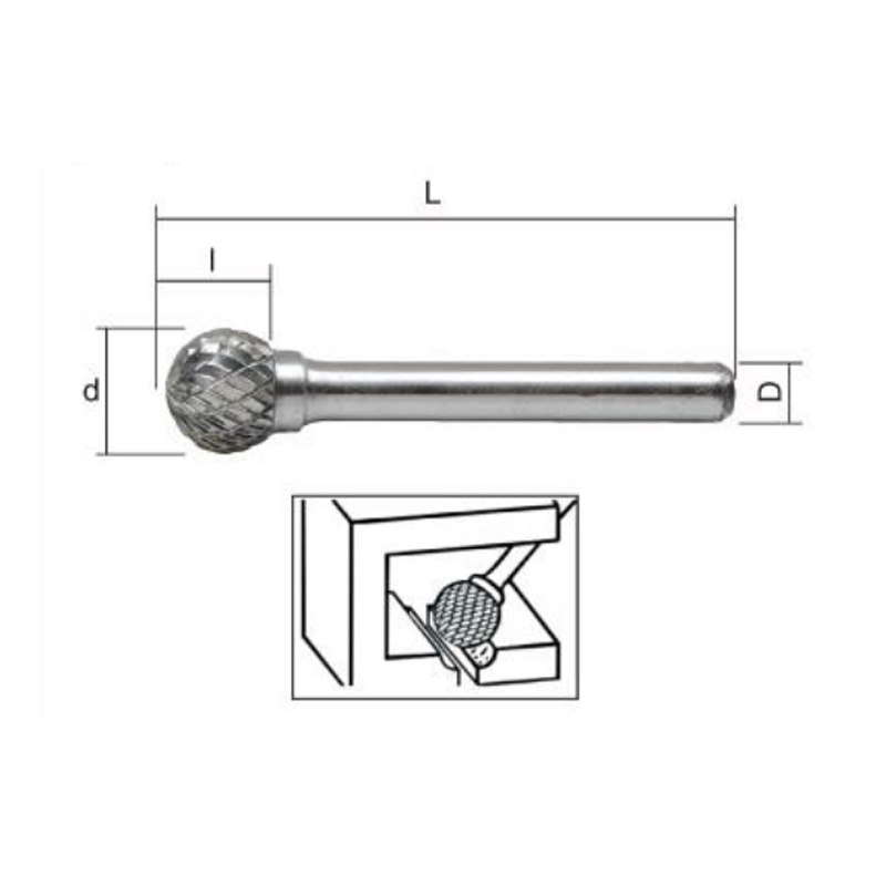 Carbide Burrs Sphere