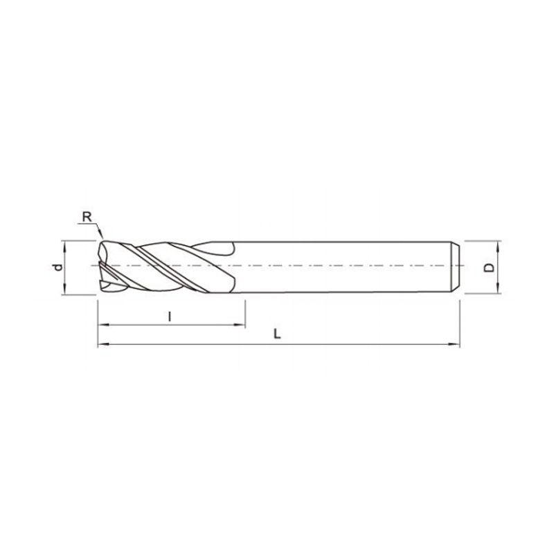 4 Flutes Square End Mills for Stainless Steel Series