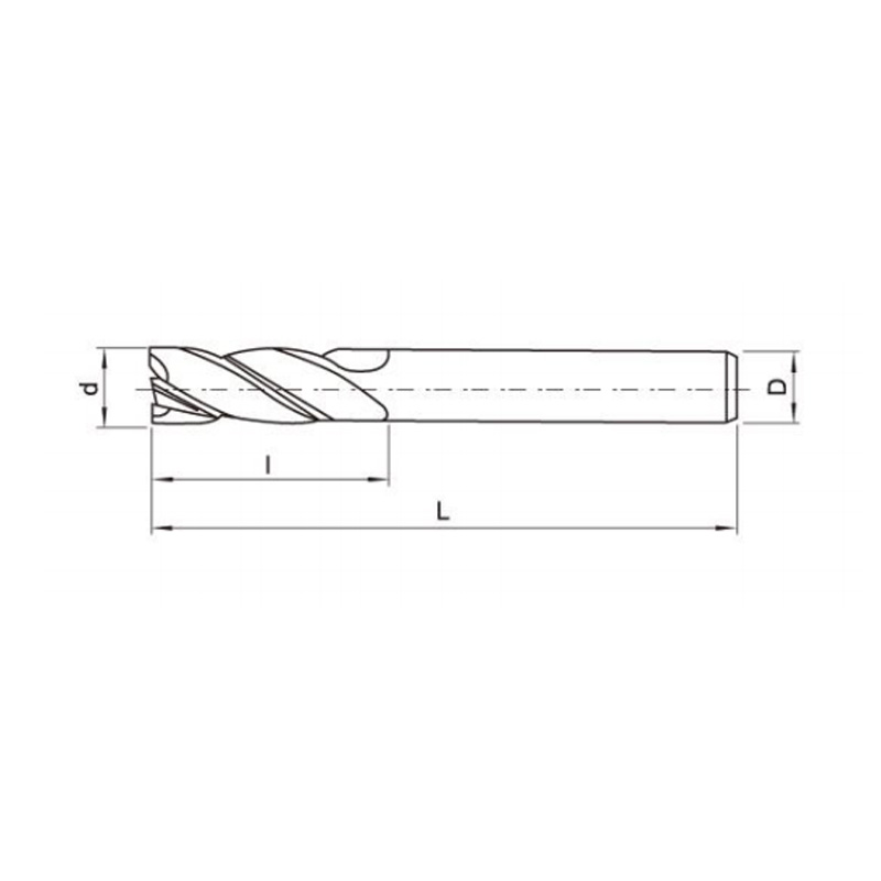 4 Flutes Square End Mill Series