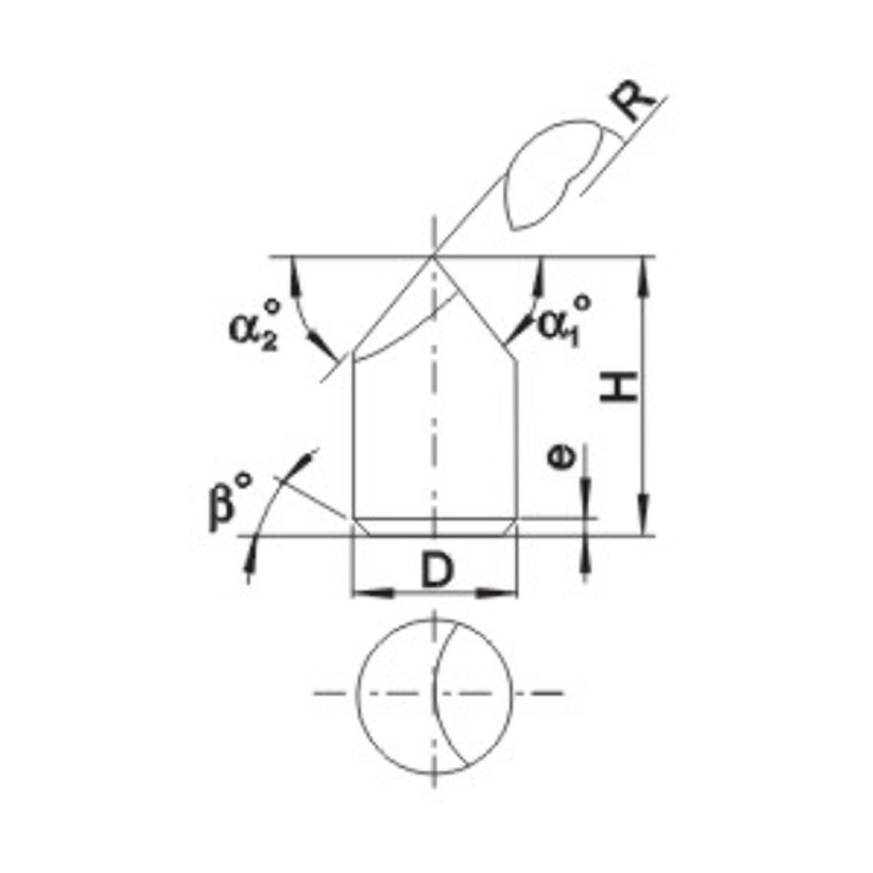 Cemented Carbide for Coal-mining DM21 Type